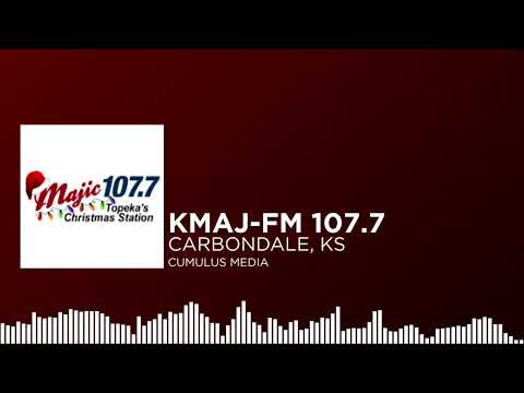 KMAJ-FM Carbondale, KS "Majic 107.7" Legal ID [Christmas Music](11/23/24)