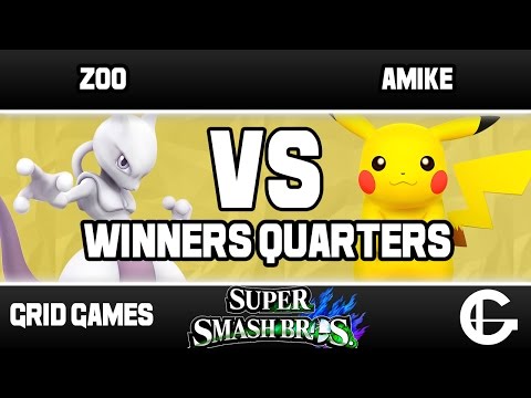 Zoo (Mewtwo) VS Amike (Pikachu/Bayonetta) | Grid WiiU BiWeekly 9 | Winners Quarters