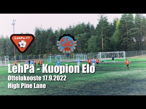 LehPa 0 - 2  Kuopion Elo | Ottelukooste 17.9.2022 High Pine Lane - Miesten Kolmonen.