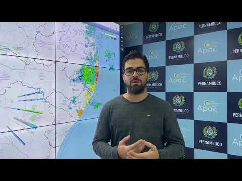 Previsão do tempo Apac - Agência Pernambucana de Águas e Clima pra final semana 03,04 e 05.06.2022