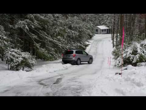 MomnDadArondack's Subaru Snow Slide down the driveway! 12/12/2016