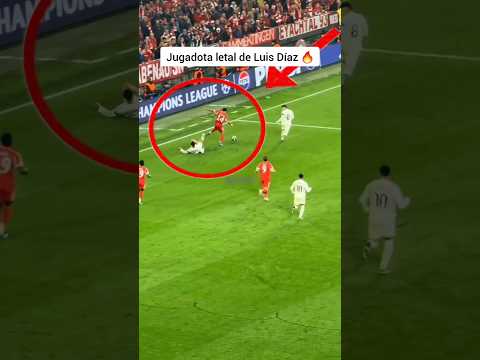 😱 La jugadota de Luis Díaz en el gol de Olise al Madrid ¡Dejó desparramado a Bellingham! 🔥