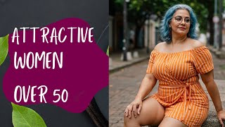 Download the video "Attractive women over 50(Older women embracing the wrap dress"