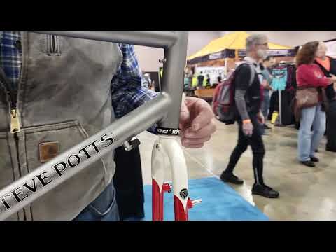 Philly Bike Expo 2018. Steve Potts' titanium frame