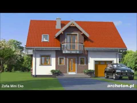 Projekt domu Zofia Mini Eko - archeton.pl
