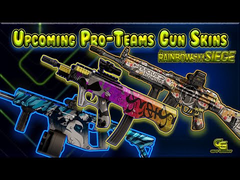 Rainbow six siege upcoming Pro-team gun skins  | R6 Share