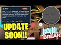 Roblox Jailbreak NEW UPDATE SOON! New Asimo3089 Mesh! New Badimo Game? | π΄ Roblox Jailbreak LIVE Roblox Jailbreak NEW UPDATE SOON! New Asimo3089 Mesh! New Badimo Game? | π΄ Roblox Jailbreak LIVE