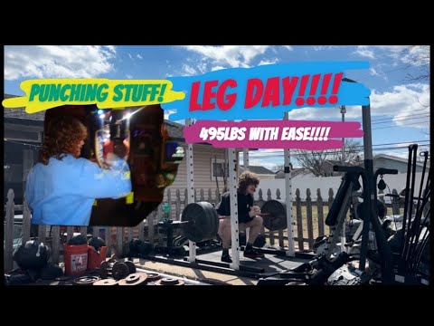 LEG Day!!! | The GOAT Vlog 241