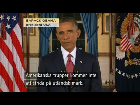 Obama om sin strategi mot terrororganisationen IS - Nyhetsmorgon (TV4)