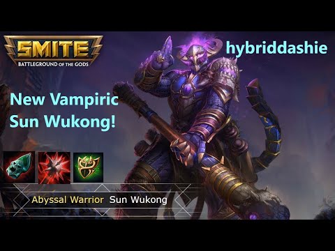 Unkillable vampire sun wukong solo tilts enemies! Smite Season 9 Solo Lane! New items New relics