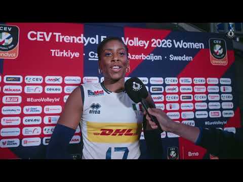 Europei Femminili: Myriam Sylla commenta la vittoria dell'Italia sulla Bulgaria per 3-0
