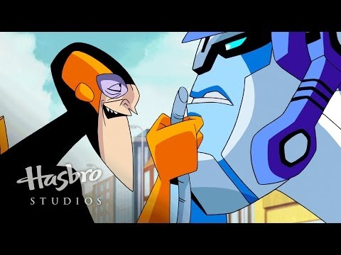 Transformers: Animated - Where'd You Get the Suit? | Transformers Official