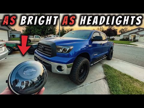 Installing LED Fog Lights on Toyota Tundra SUPER BRIGHT