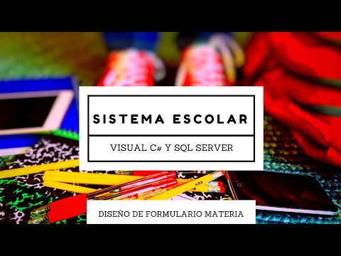 1 Sistema Escolar en Visual C y SQL Server Base de Datos