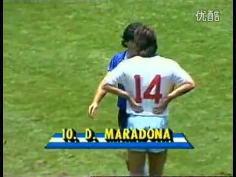 Maradona vs England in World Cup 1986 (every touch)