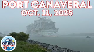 Rainy Windy Sail Away Day at Port Canaveral Fl! 😳