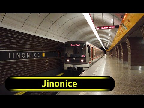 Metro Station Jinonice - Prague 🇨🇿 - Walkthrough 🚶