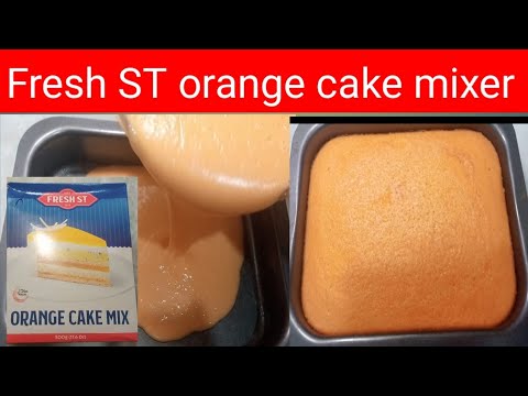 FRESH ST orange cake mixer l Arzoo vlog l easy to bake l tastyrecipe