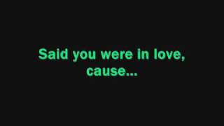 Jesse McCartney - Told You So Lyrics