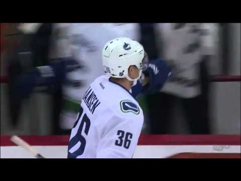 Hansen nets hat trick against Penguins | Penguins @ Canucks