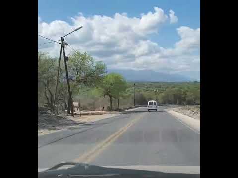 Desde Las Rabonas hasta Villa de Las Rosas. Provincia de Cordoba. Timelapse