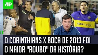 ‘Gente, a Libertadores tem..’; Mauro Cezar dá aula ao lembrar ‘escândalo’ em Corinthians x Boca Juniors