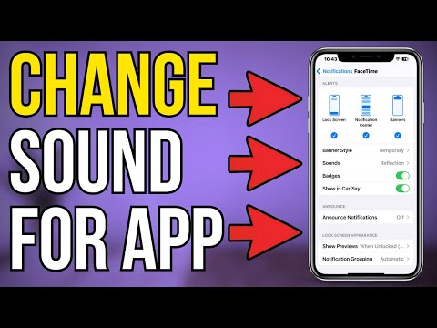 How Change Notification Sound For a Specific App on iPhone