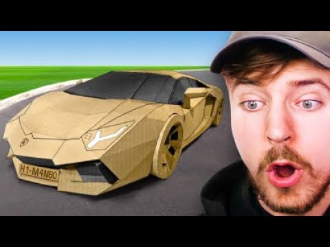 Lamborghini Made From Cardboard!