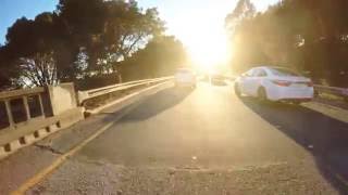 Santa Cruz (East side to West side), California, USA (Real Time)