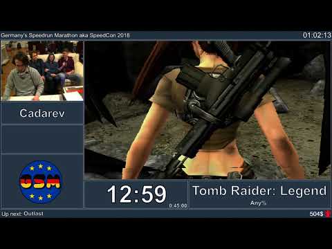 Tomb Raider: Legend - Any% by Cadarev | SpeedCon 2018