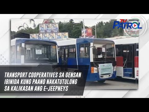Transport Cooperatives sa GenSan ibinida kung paano nakatutulong sa kalikasan ang e-jeepneys