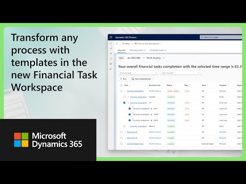 Dynamics 365 Finance 2025 Release Wave 1 Release Highlights