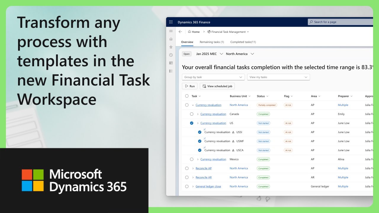 Introduktion till Dynamics 365 Finance