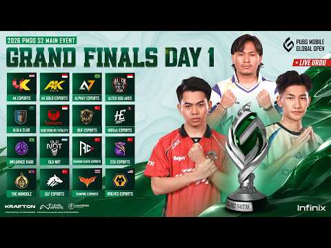 [URDU] 2026 PMGO S2 Main Event | Grand Finals Day 1 | PUBG MOBILE GLOBAL OPEN Season 2