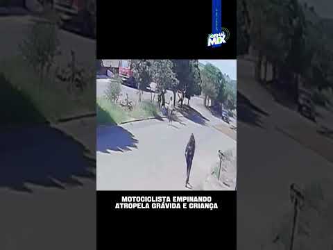 RÁVIDA E DUAS CRIANÇAS ATROPELADAS POR MOTO EM ANÁPOLIS
