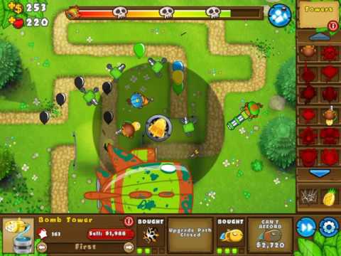 BTD5 How To: Defeat Bloonarius the Inflator boss