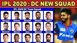 Delhi Capital's Team List 2020 _ Full Squad _ Theme song _ Dream11 IPL _ DC 2020