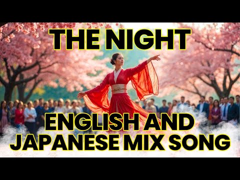 The night 🎵English and Japanese mix song #musiclovers #japanese  #english #musiclovers #love