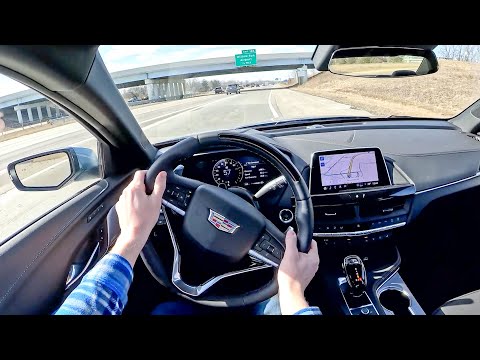 2023 Cadillac CT4 Premium Luxury 2.7T - POV Test Drive (Binaural Audio)