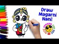 How to draw Magarni Nani | Simple and easy to follow #nepal #Culture #indigenous #ethnicwear