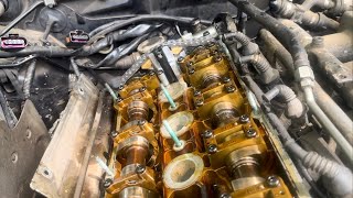 Audi A4 1.8T camshaft timing chain tensioner replacement