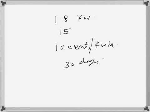 Electrical Engg: Power, energy (problem example)