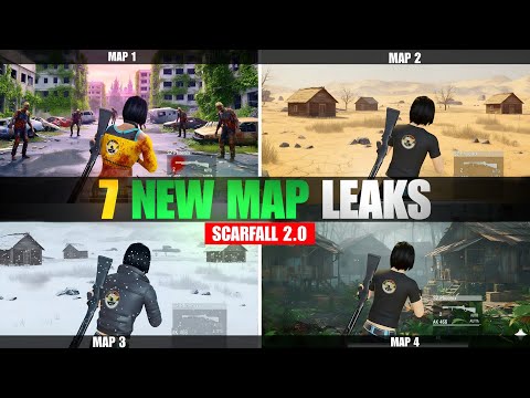 ScarFall 2.0 ke 7 New Maps Leaks 😱 | Desert, Snow, Jungle & Secret Map!