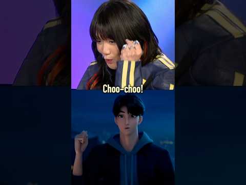 Does HUNTR/X know their lines? 🤔 #kpopdemonhunters #huntrix #trivia ​⁠#shorts @Netflix