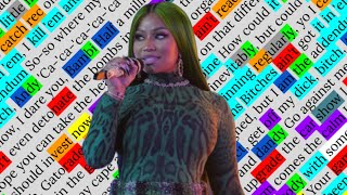Nicki Minaj, Blazin’ | Rhyme Scheme Highlighted