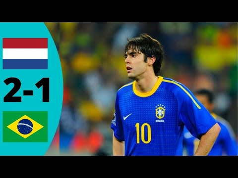 Brazil vs Netherlands 1-2  World Cup 2010 Highlights and Goals