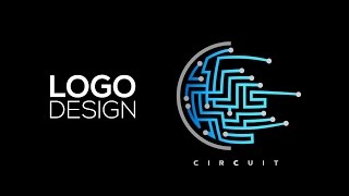 Professional Logo Design - Adobe Illustrator cc(Circuit)
