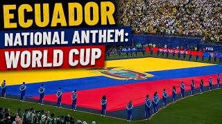 Ecuador's national anthem at the World Cup | Himno Nacional del Ecuador en el Mundial 2026