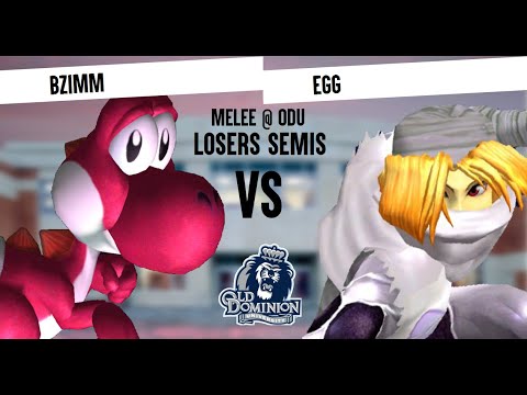 Melee @ ODU S2E5: Losers Semis - egg (Sheik) vs BZimm (Yoshi)