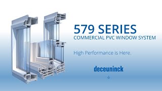 579 Series - Commercial PVC Window System
